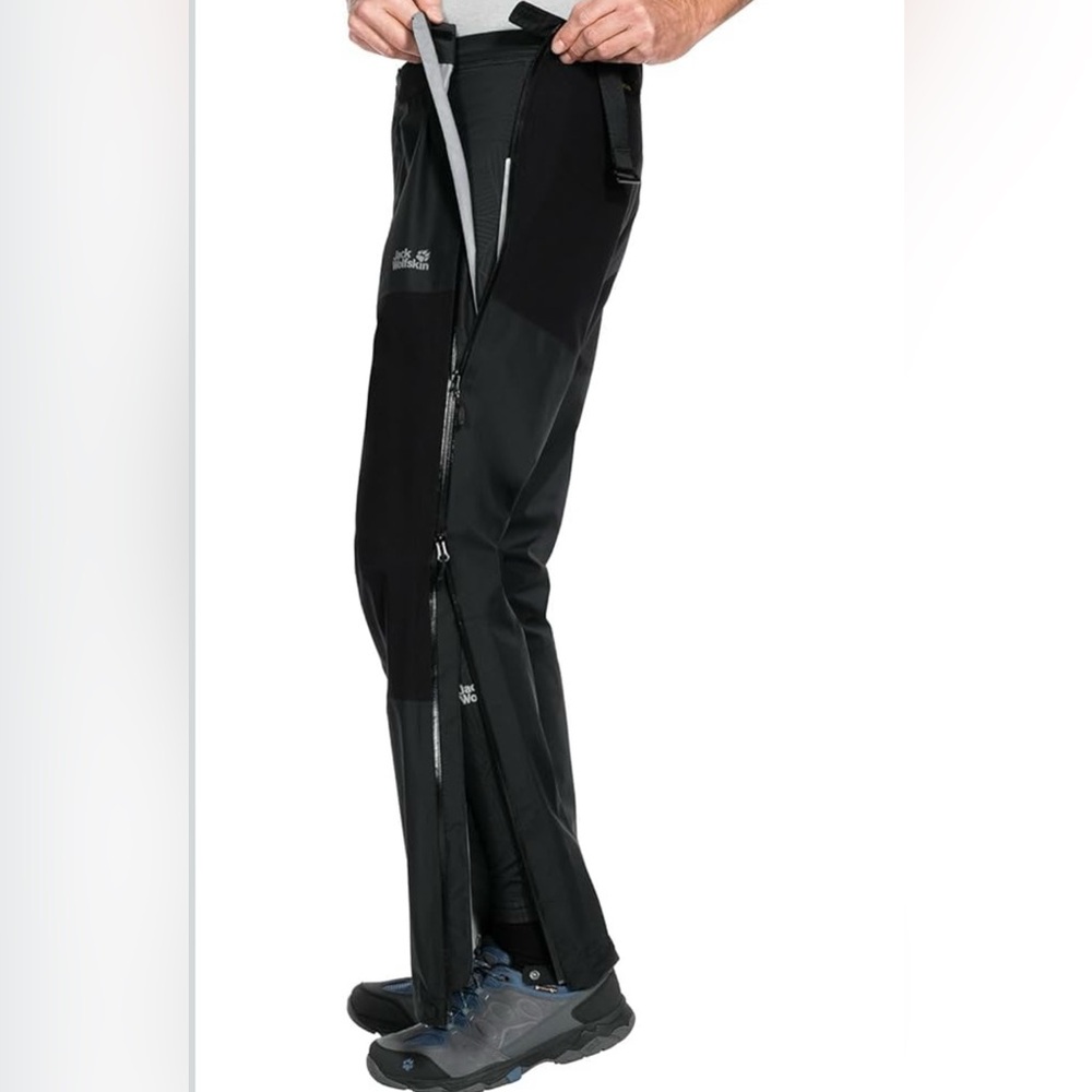 Jack Wolfskin, Humboldt waterproof overpants rain pants, weather pants sz large